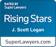 rated by super lawyers Rising Stars J. Scott Logan Superlawyers.com
